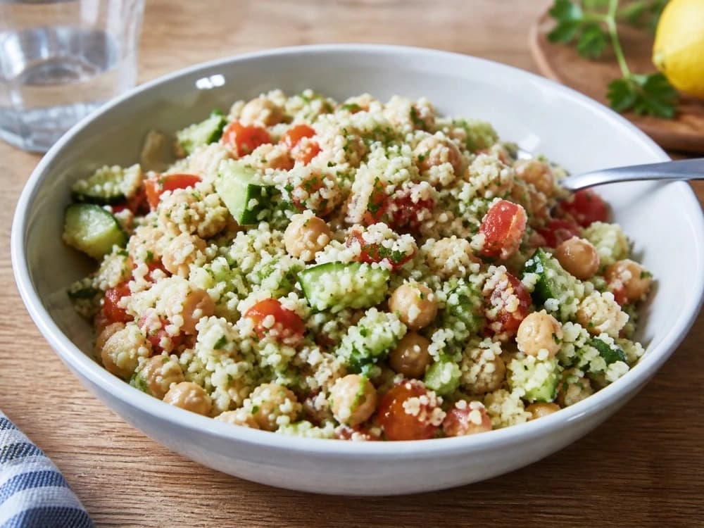 Salade de couscous anti-gaspillage