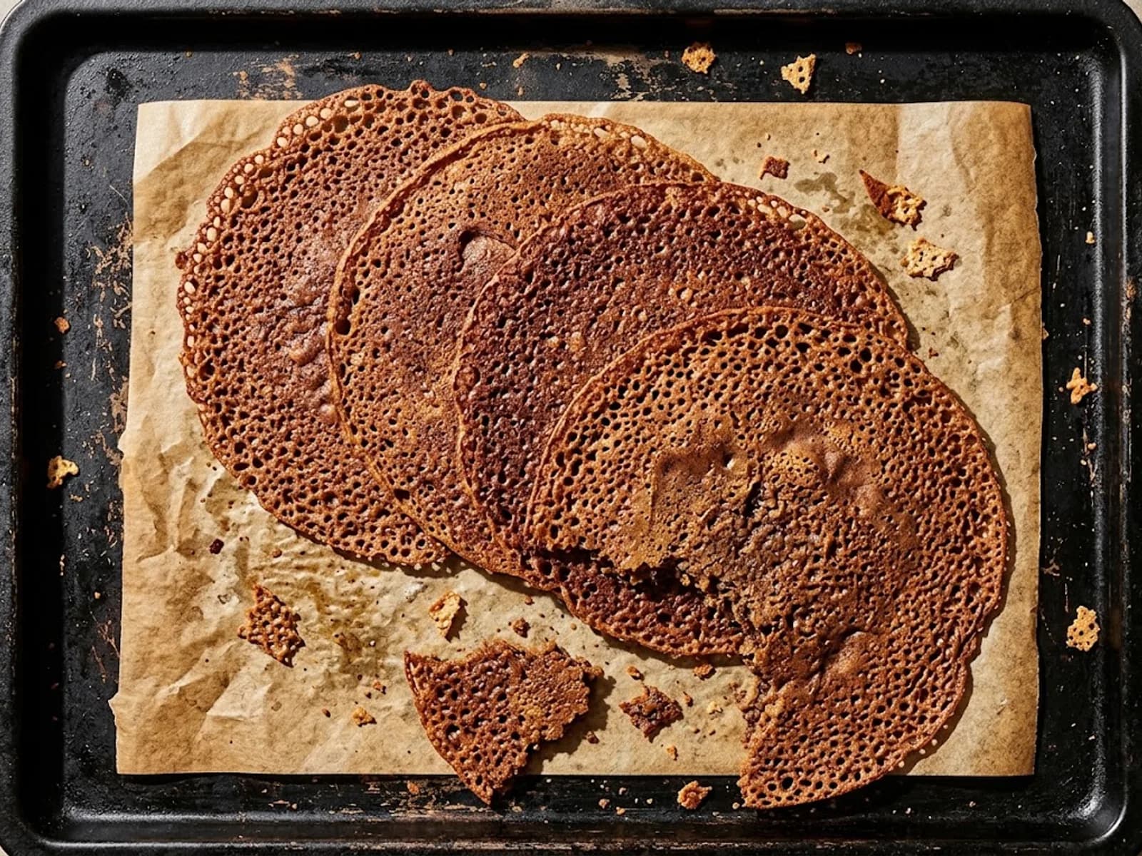Photo de Galettes croquantes de lentilles poêlées