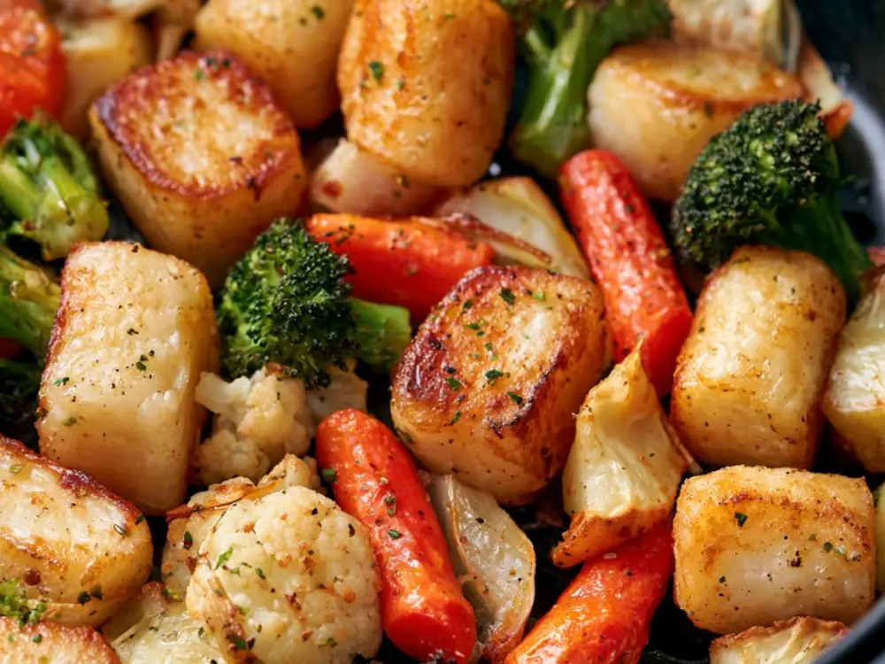 Légumes fatigués sauvés Légumes du frigo rôtis à l’air fryer : solution gourmande pour légumes un peu mous