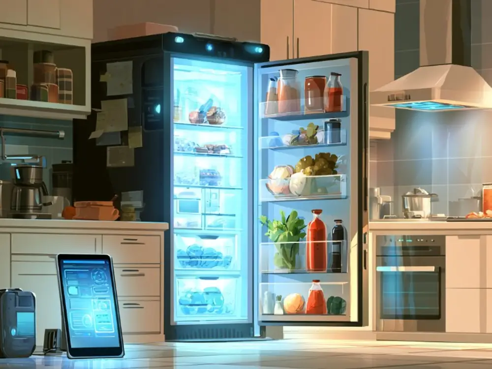 IA & frigo intelligent Cuisine connectée et frigo intelligent : l’IA au service de l’anti-gaspillage alimentaire