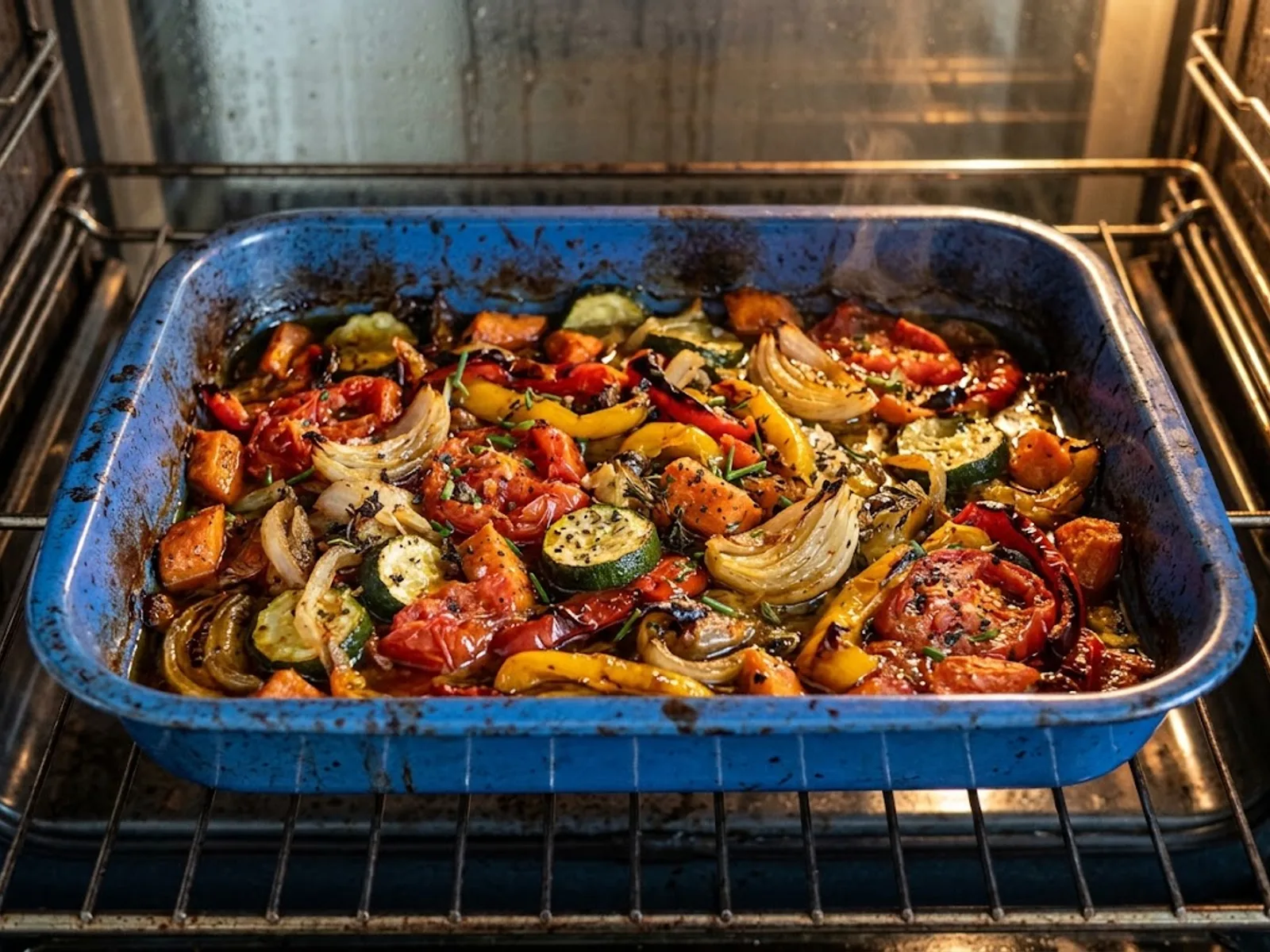 Photo de Compotée de légumes flétris au four