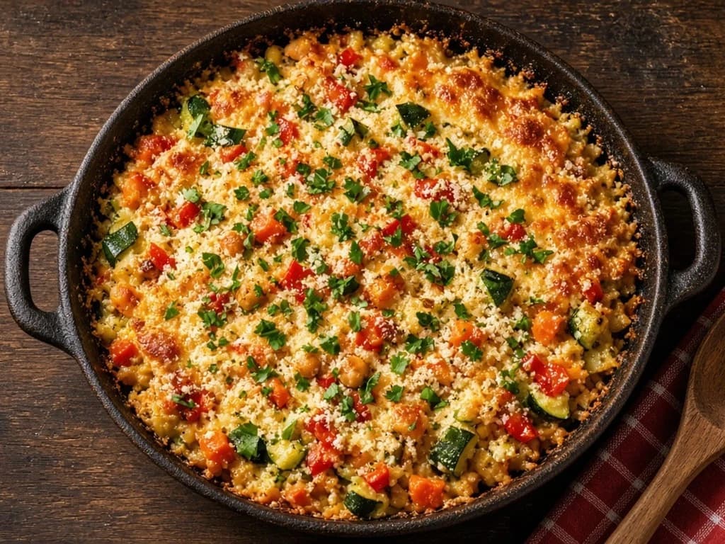 Couscous gratiné au four