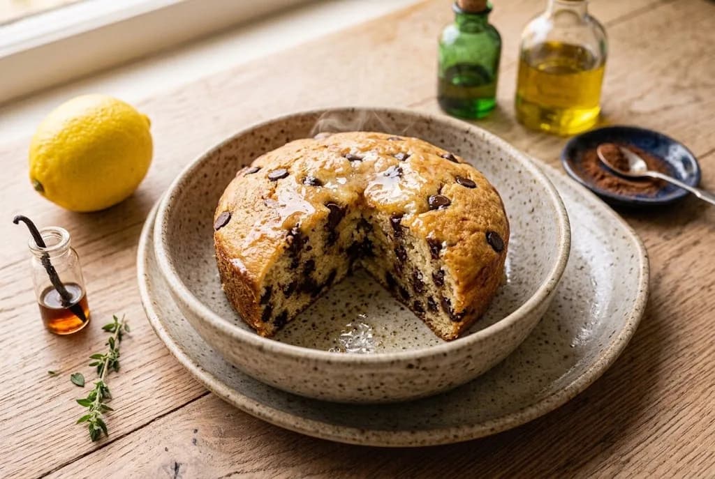 Gâteau au yaourt et pépites de chocolat à l'Air Fryer