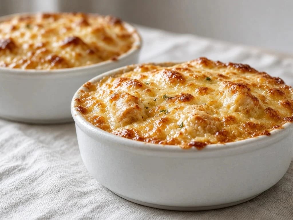 Gratin express de semoule au poulet