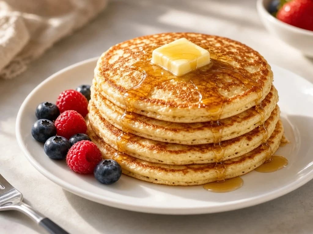 Pancakes moelleux au Yoplait à boire
