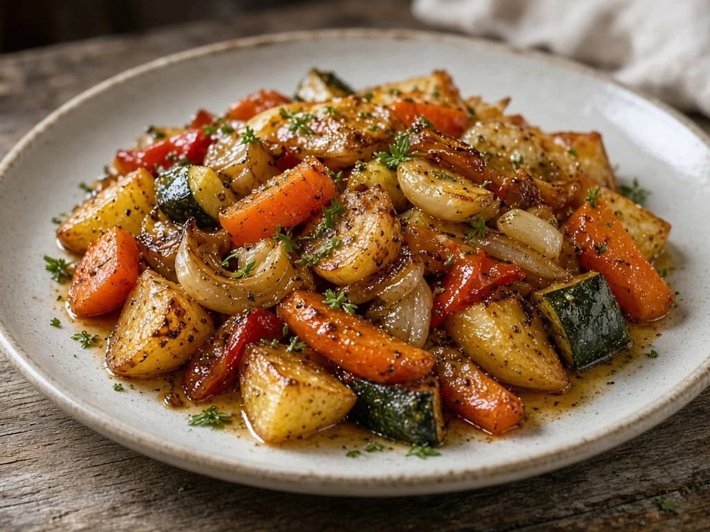 Sauce réduite à la bière et au citron pour légumes roasted