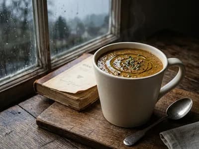 Photo de Velouté onctueux de lentilles au mixeur