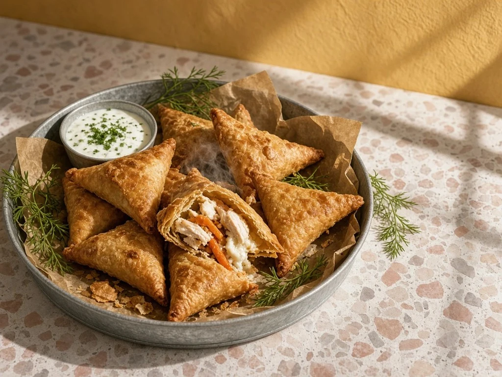 Bouchées dorées de poulet et carottes