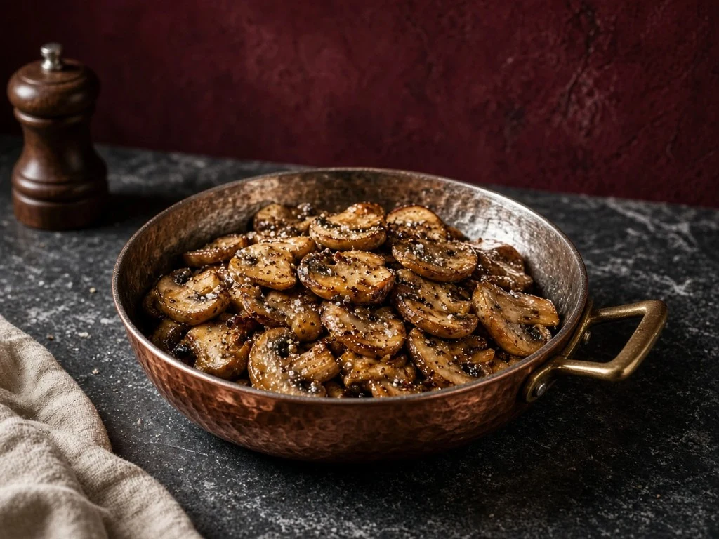 Champignons de Paris sautés à la poêle