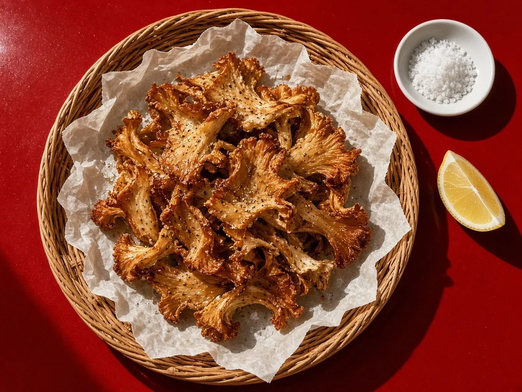 Pleurotes croustillants à l'air fryer