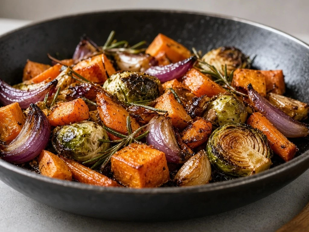 Poêlée rôtie de légumes fondants
