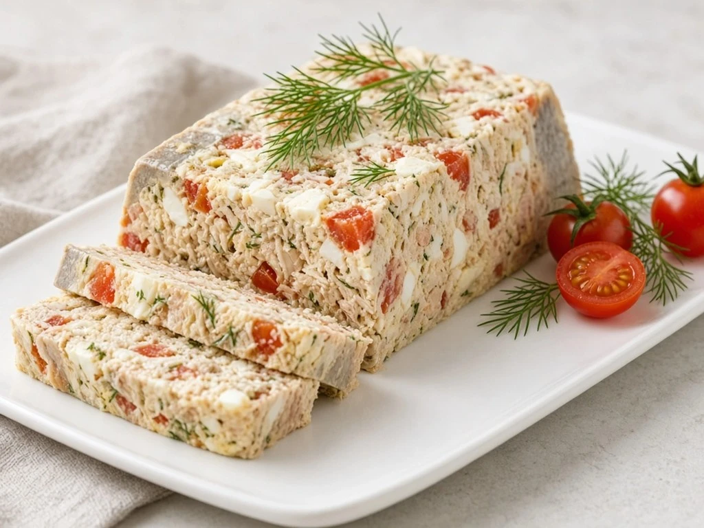 Terrine froide de sardines au yaourt et tomates