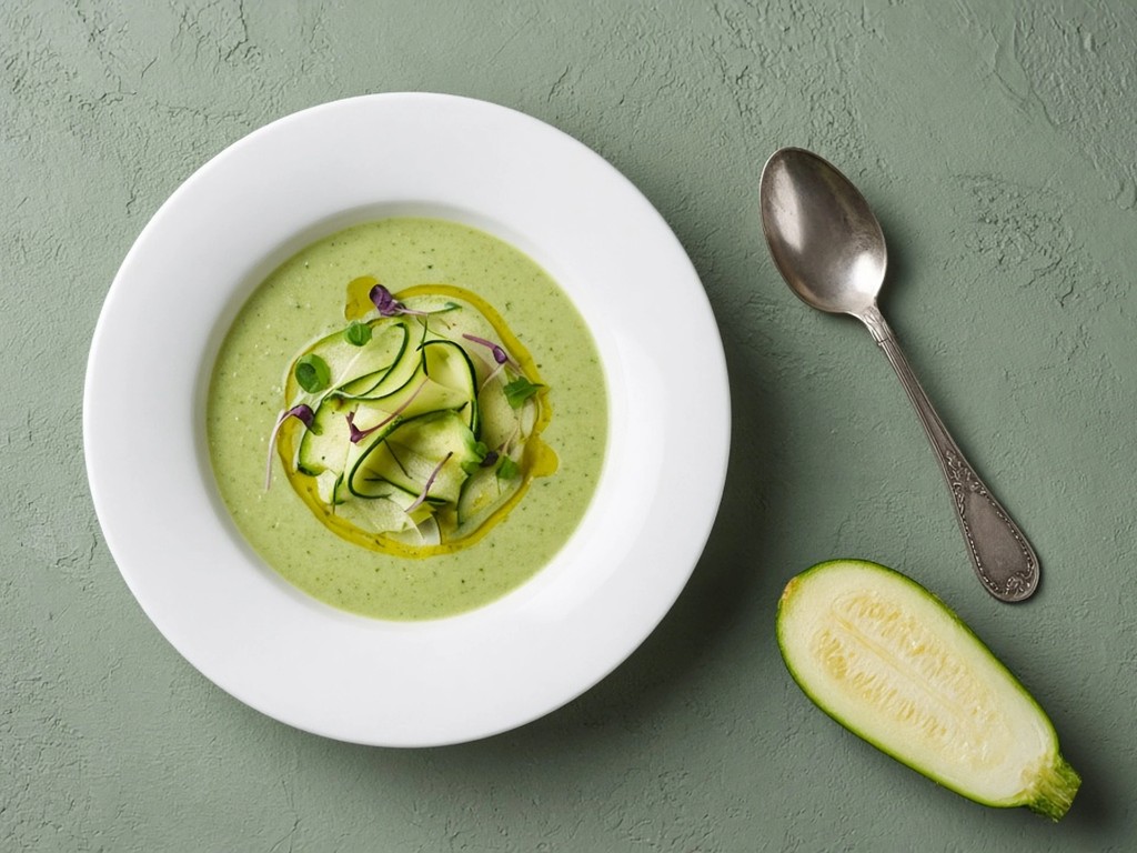 Velouté de courgette et pommes de terre