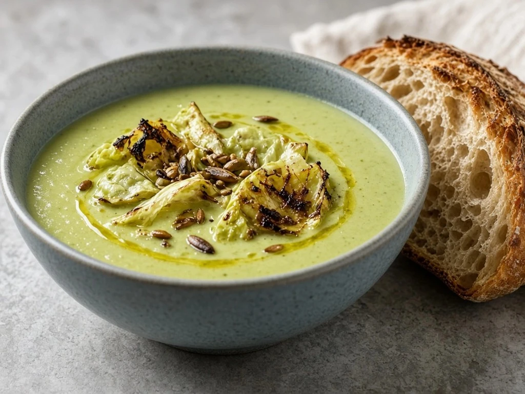 Velouté de chou rôti à l'huile