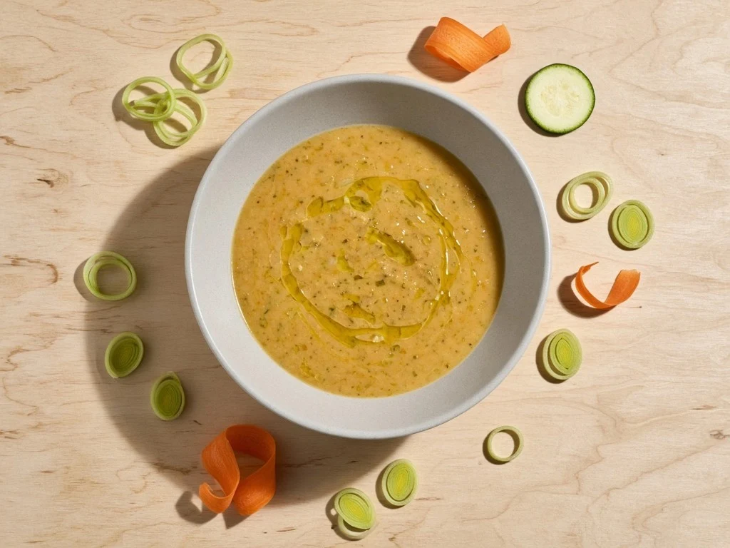 Velouté express de légumes fatigués